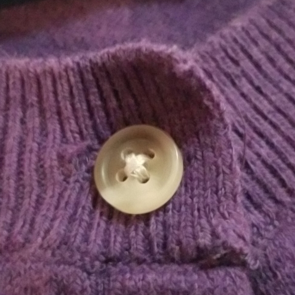 GAP purple cardigan (part of any 2/$20 bundles) - Picture 4 of 4